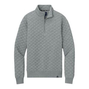 New Brooks Brothers Men's Zip-Up 1/4 Gray Sweater